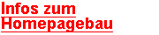 Infos zum Homepagebau